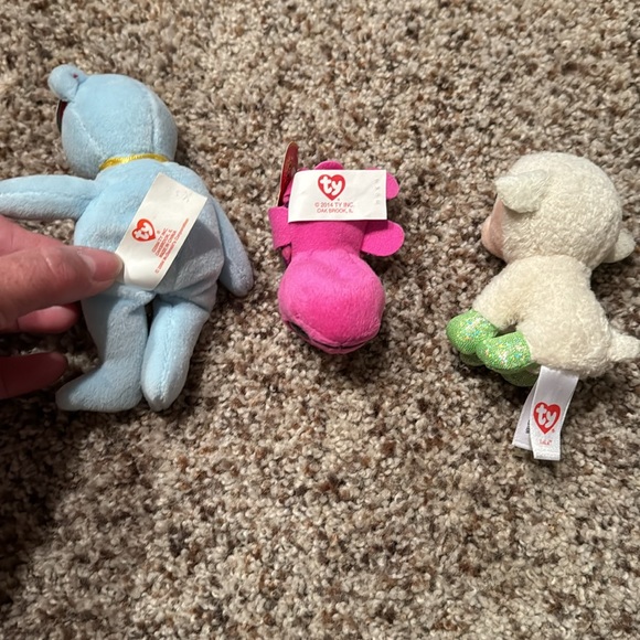 3 TY Teenie Beanies - 2004-2014 issue dates - Picture 2 of 5